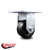 Service Caster 4 Inch Heavy Duty Top Plate Phenolic Rigid Caster with Ball Bearing SCC SCC-35R420-PHB